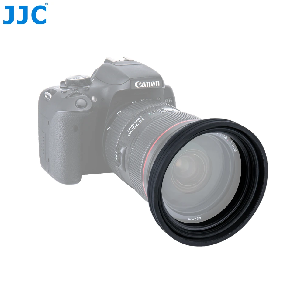 Jjc Universal 1 Stage Collapsible Silicone Standard Lens Hood 77mm 82mm
