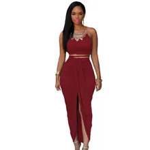 Liva Girl 2017 Front Opening Long Summer Dress Olive Green Suede 2 Piece Bandage Dress Women Skater Dress Bodycon Dresses