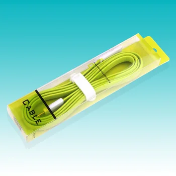 

KJ-438 1000pcs/lot Universal colorful plastic Box Packaging Packing Retail Package For USB Data Cable Packaging Boxes