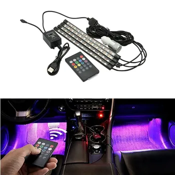 

4x Car Interior Atmosphere Lights For BMW E36 E46 E39 X3 X5 M3 M5 F30 VW CC Polo KIA RIO K2 Toyota Camry Corolla Volvo For lada