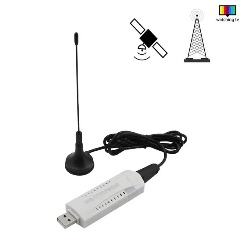 Новинка цифровой флэш приемник DVB T адаптер USB 2 0 для телевизора HD с антенной пульт