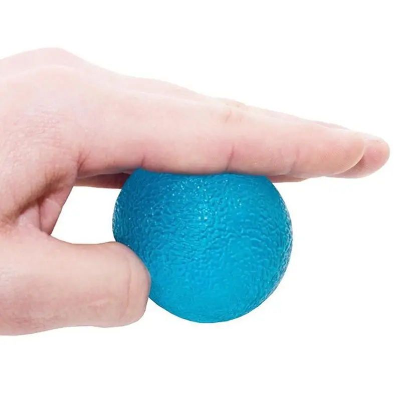 Силиконовый мяч для массажной терапии для силовых упражнений для рук и пальцев, для снятия стресса, декомпрессионный мяч, фитнес-оборудование