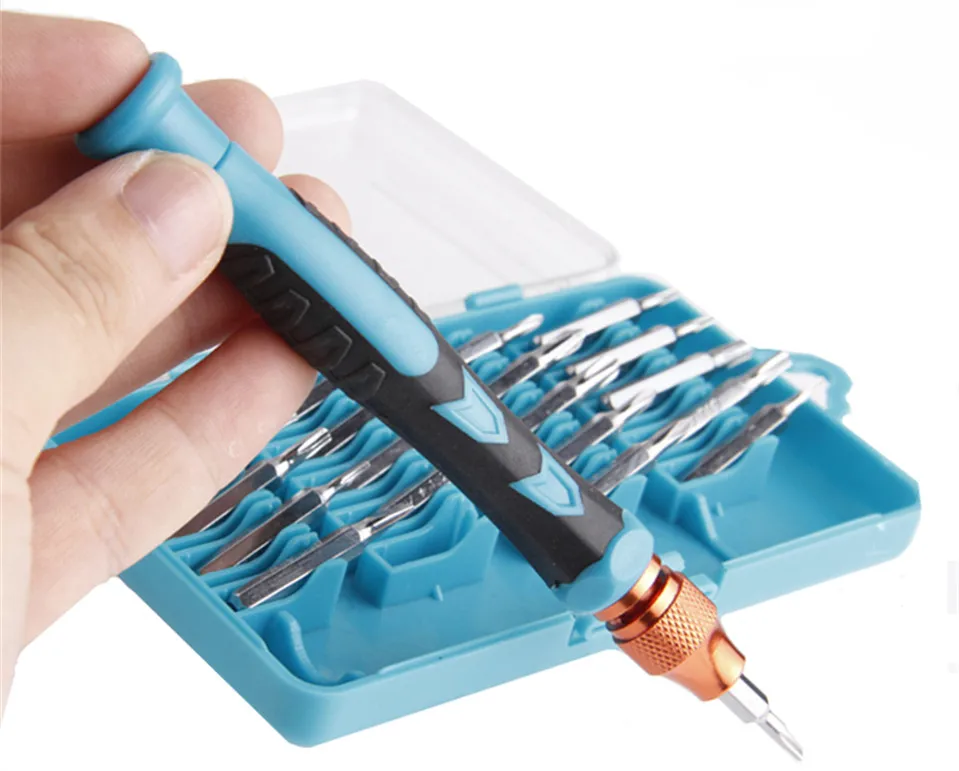 PENGGONG Mini Srewdriver Bit Set Magnetizer Demagnetizer Multifunction Screwdriver Kits for Cell Phone Laptop Tools
