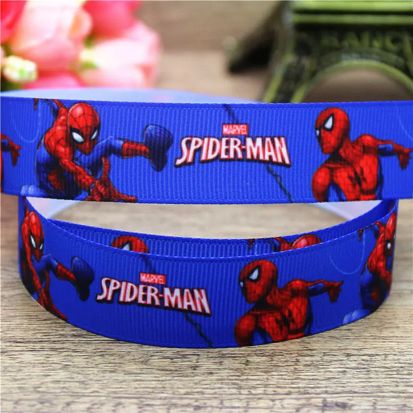 DHK 7/8 '' Герой Супермен Бэтмен Marvel напечатанный grosgrain лента аксессуар hairbow головной убор украшение 22 мм B1563 - Цвет: 4