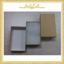 100 шт крафт-бумажная коробка хлопок заполненная для упаковки ювелирных изделий китайские кольца& серьги коробка