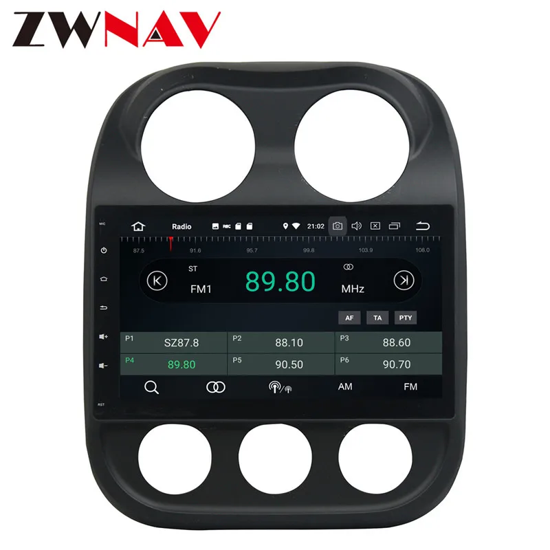 Cheap IPS Screen 4+32G Android 8.0 Car multimedia Player head unit For Jeep Compass 2014 2015 With GPS Navigation Radio auto stereo 14
