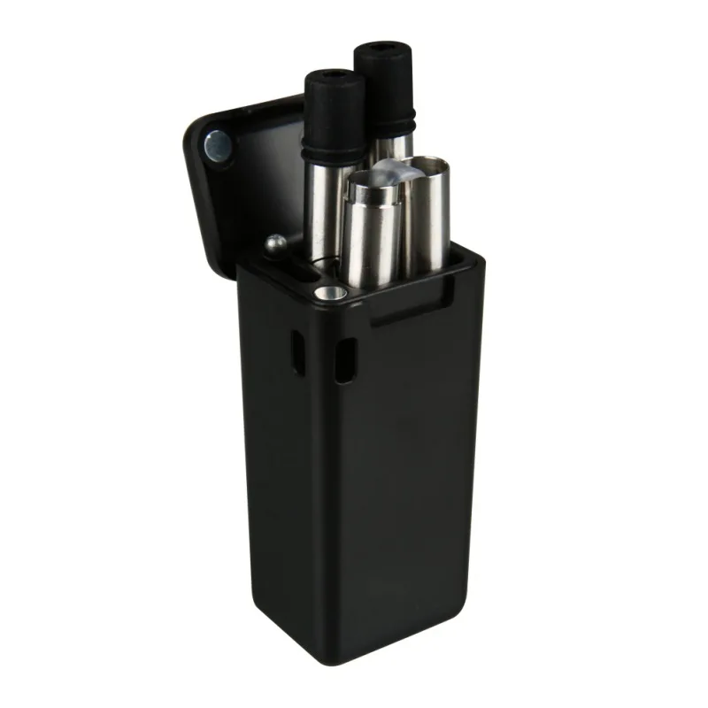 

Just For Dear, Collapsible Straw Stainless Steel Silicone Folding Drinking Straws Portable Storage Case Reusable Outdoor Straw
