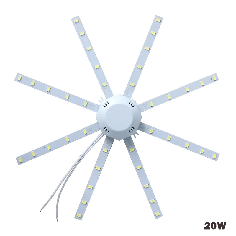5730SMD Светодиодная потолочная лампа 12 Вт 16 20 24 энергосберегающая ожидаемая 220 В
