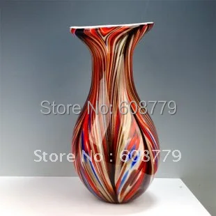 

Free Shipping Guaranteed 100% Hand Blown Large Colored Glass Vases