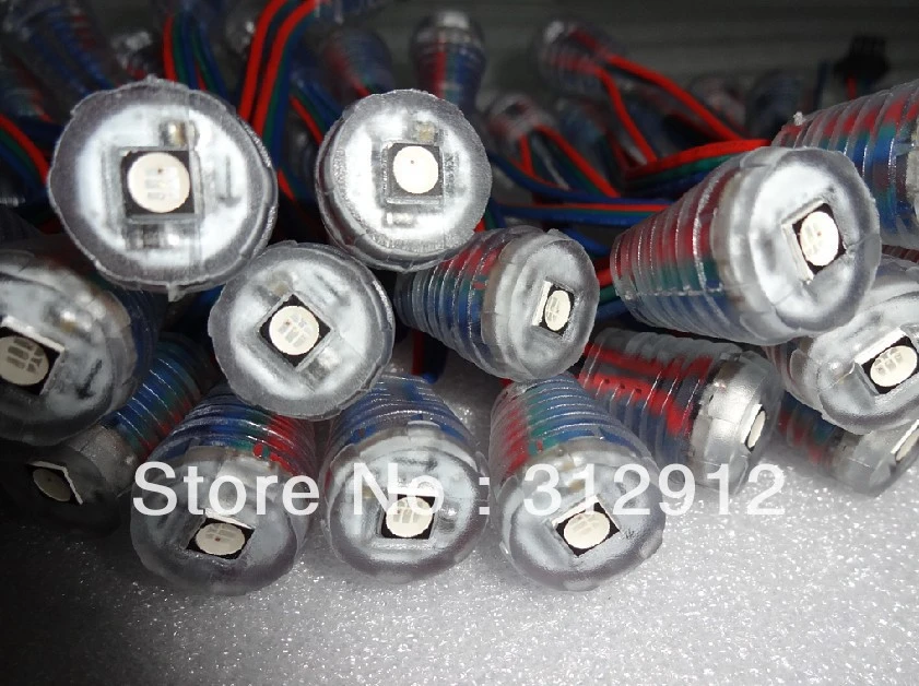 16mm Dc5v Ws2811 Led Smd Pixel Node 50pcs A String With One Piece High Bright 5050 Smd Rgb Led String String Strapstring Guitar Aliexpress