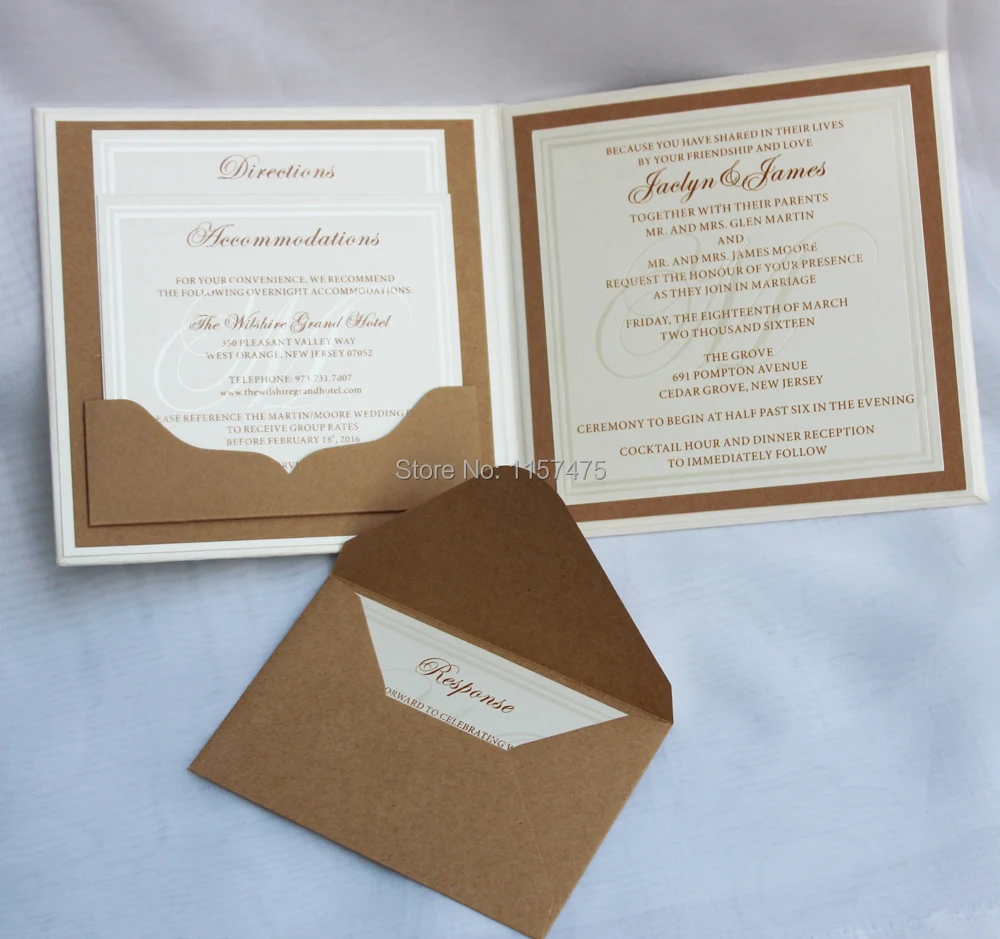 overnight wedding invitations