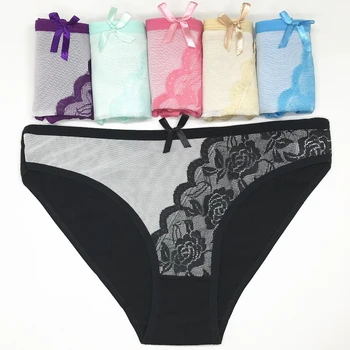 

Lot of 600 Half Laced Cotton Lady Panties Women Short Brief Underweal Pants Sexy Lingerie Size M L XL("22.04-25.2") Wholesale