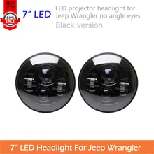 2 шт. 7 «LED Фара Для Wrangler JK TJ ЖЖ H4 Привет-ло луч PAR56 Передняя Вождения Фары Стайлинга Автомобилей Головного Света Для Land Rover