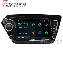 TOPNAVI 8″ Quad Core 16G Android 6.0 Car DVD Multimedia Player for KIA K2 Autoradio GPS Navigation Audio Stereo Bluetooth