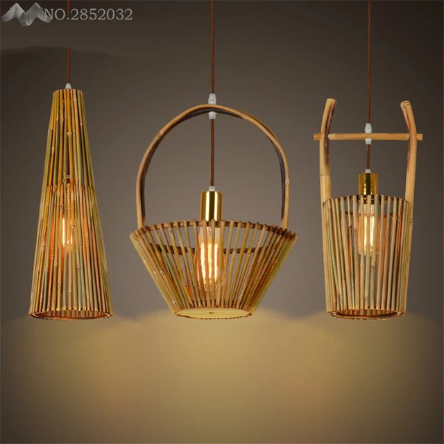 Lfh Chinese Style Hand Made Bamboo Pendant Lamp Bucket Basket Lfh Chinese Style Hand Made Bamboo Pendant Lamp Bucket Basket Lights For Living Room