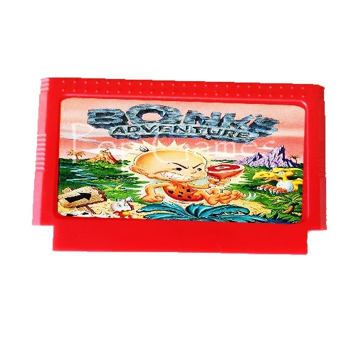 

Bonk's Adventure 60 Pins Game Cartridge for 8 Bit Game Console Drop Shipping