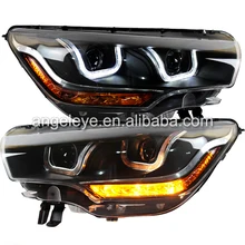 Для CITROEN C4L светодио дный фара с DRL Bi Xenon объектив проектора 2012 до 2014 года