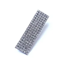 1 шт. заколки для девочек Сияющий бриллиант буквы холодный ветер английская шпилька для волос с горным хрусталем челка клип G0404