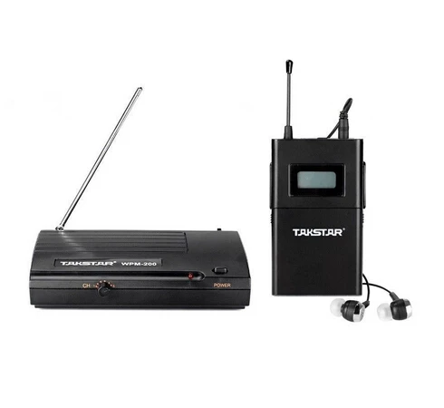 Оригинальная беспроводная система контроля Takstar WPM 200 UHF стерео Беспроводная