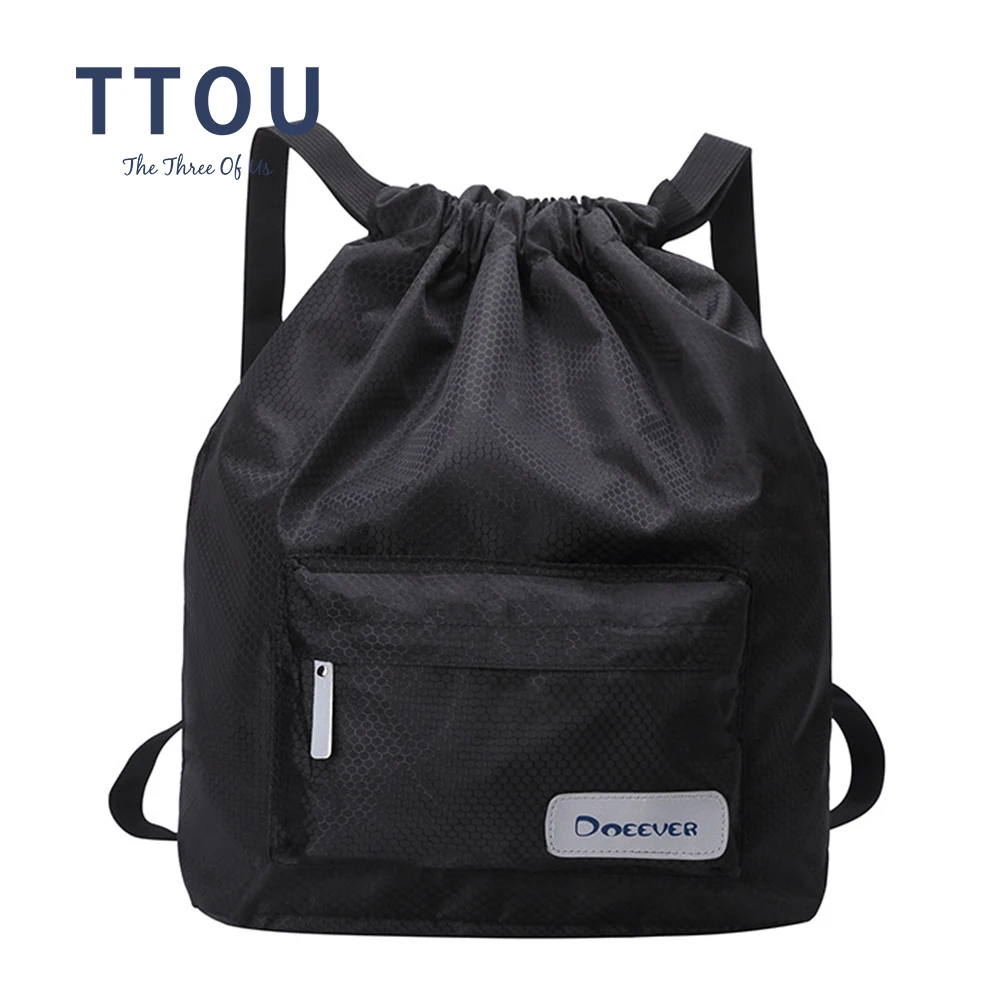 

TTOU Women Backpack Large Capacity Combo Dry Wet Separation Drawstring Bag Waterproof Nylon Backpack
