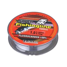 100% Non Clear Nylon Fluorocarbon Fishing Line Model Tremendous Robust 100 m Fishing Deal with Non-Linen Multifilament