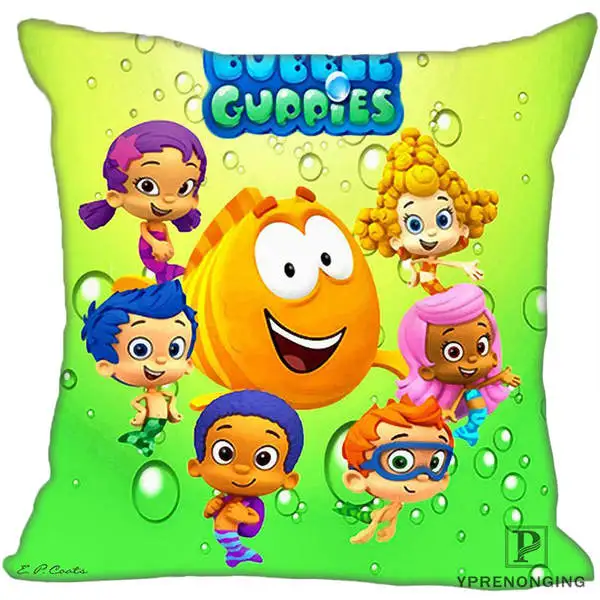 Заказная декоративная наволочка Bubble Guppies квадратная Наволочка на молнии лучший подарок(с одной стороны) 180516-23 - Цвет: Square Pillowcases