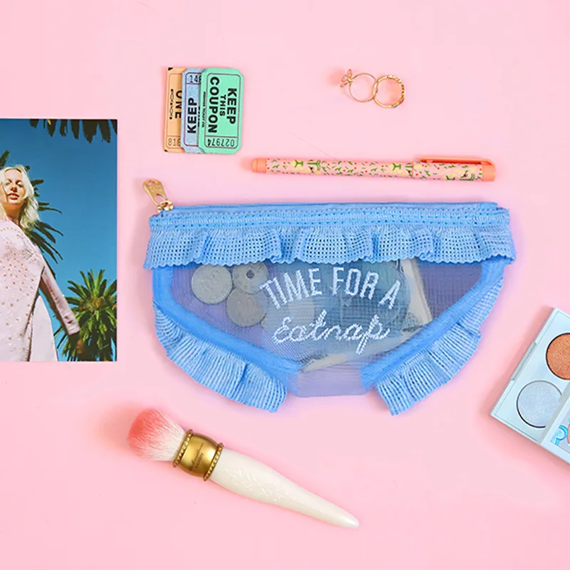 

bentoy women zipper casual pouch organizer cosmetic makeup bag comestic bag toiletry polyester bag Storage case