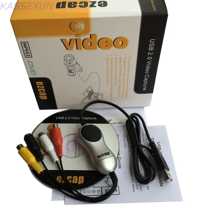USB аналоговый аудио-видео Capture для Windows7 8 10 с снимок ключ, преобразование аналогового видео в цифровой формат через ПК