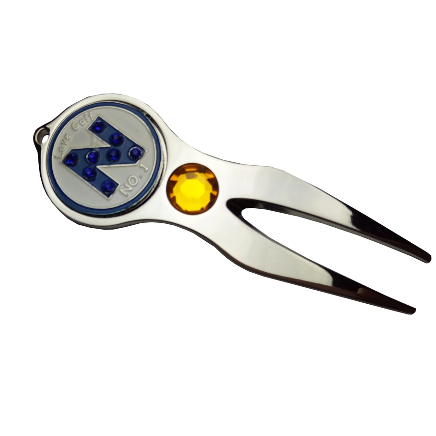 1 قطع شوكة العشب إصلاح ديفت الغولف الخضراء اعب غولف كيت مع علامة