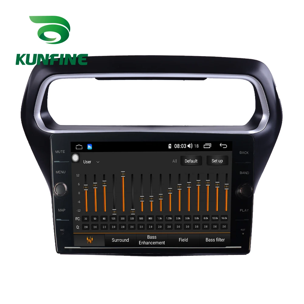 Cheap Octa Core ROM 64GB Android 8.1 Car DVD GPS Navigation Player Deckless Car Stereo for Ford Escort 2015 2016 2017 Radio Head Unit 4