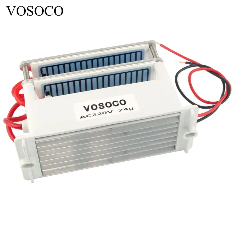 Озоновая машина 24g Портативный Керамический генератор озона 220V двойной