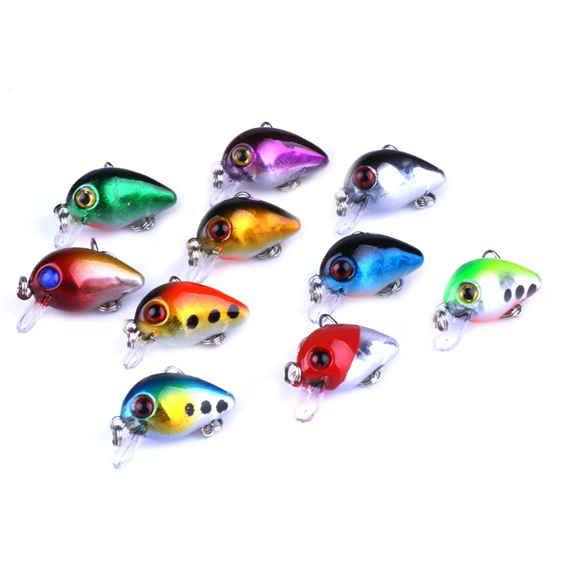 New HENG JIA 10Pcs Fishing Lures Crankbait Wobble Lot Minnow Fish Bass Tackle 10 Hooks Bait New HENG JIA 10Pcs Fishing Lures Crankbait Wobble Lot Minnow Fish Bass Tackle 10 Hooks Bait