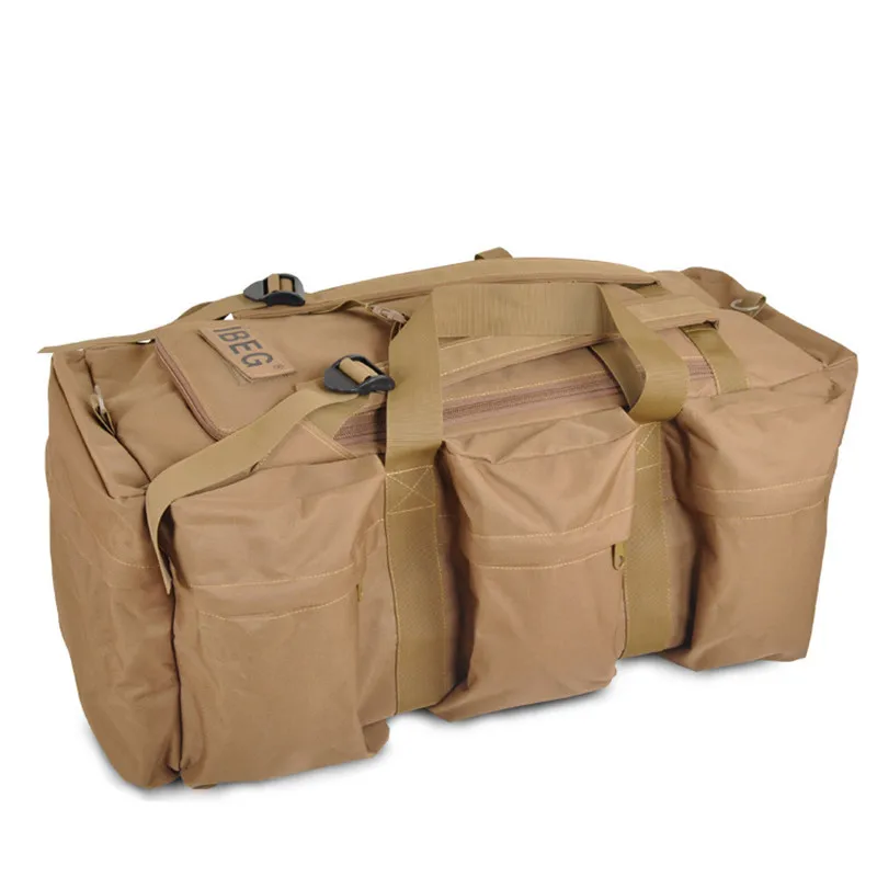 70L Большая вместительная сумка, мужской военный тактический рюкзак, уличные спортивные походные сумки, мужской походный рюкзак, рюкзак для путешествий - Цвет: Khaki