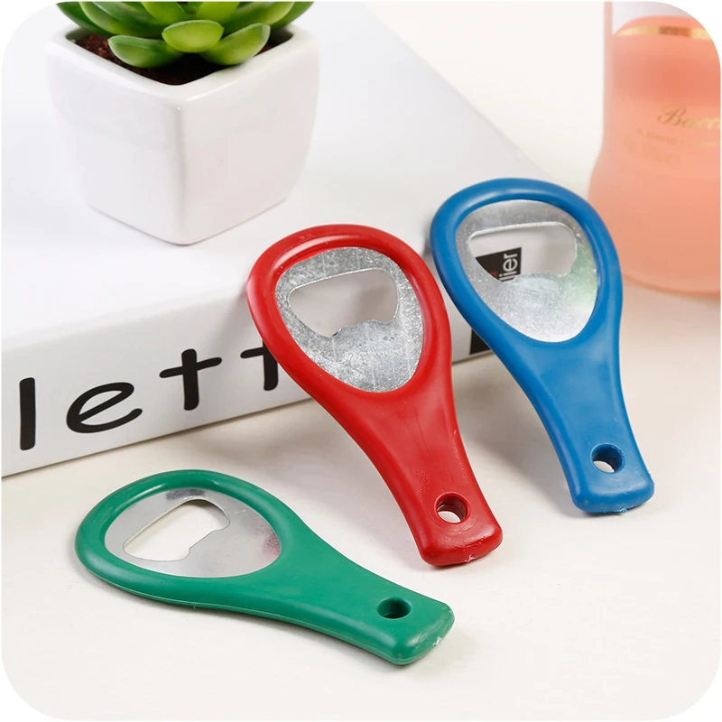 

1pc Simple Plastic Stainless Opener Wine Bottle Opener