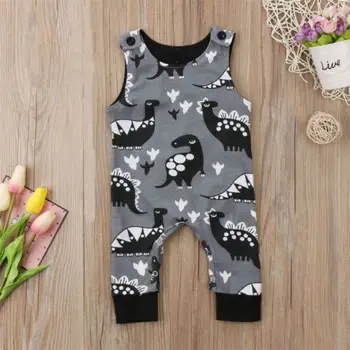 

Baby Romper !!Newborn Infant Baby Boy Girl Dinosaur Long Sleeve Romper Jumpsuit Bodysuit Clothes Outfits Size 0-24M