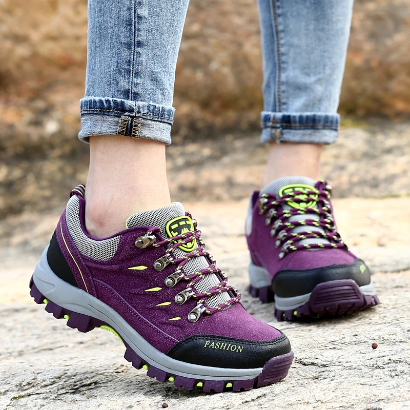 

2019 new hiking shoes outdoor sports breathable climbing shoe men women lightweight walking trekking wading Non-slip sneakers