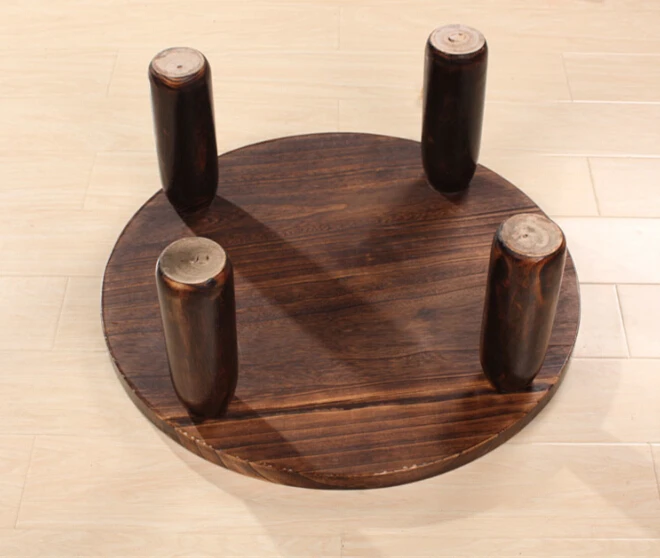 Japanese Antique Small Round Table 60cm Paulownia Wood Traditional Asian Furniture Living Room Low Floor Coffee Table Wooden Japanese Antique Small Round Table 60cm Paulownia Wood Traditional Asian Furniture Living Room Low Floor Coffee Table Wooden