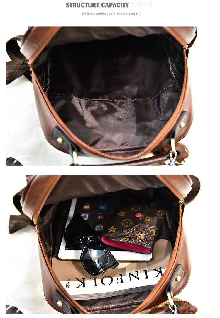 2017 New Wemen Bag Summer Vintage Vintage London Backpack Wemen Korean Style Simple Joker Student School Bag Girl Travel Bag10