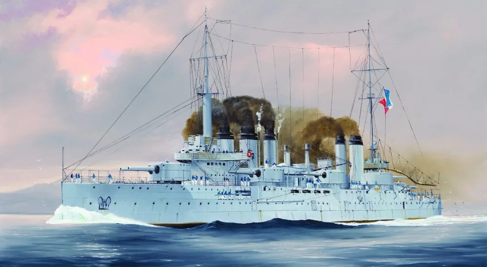 Hobby Boss 1 350 86503 French Navy Pre Dreadnought Battleship Danton MODEL KIT