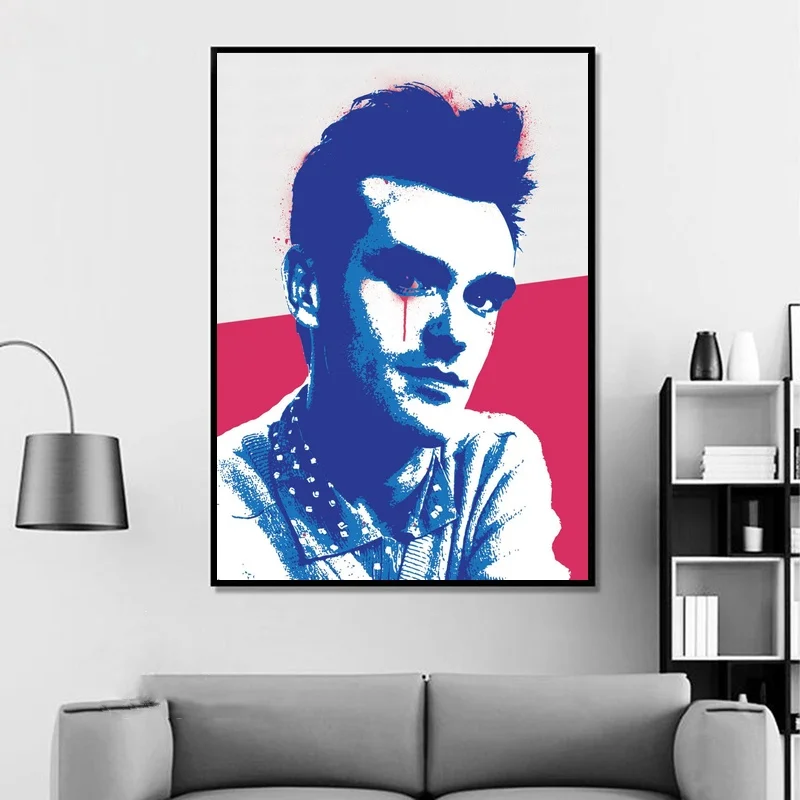 Музыкальный постер Morrissey The Smiths музыкальный в стиле хип хоп рэп со звездами