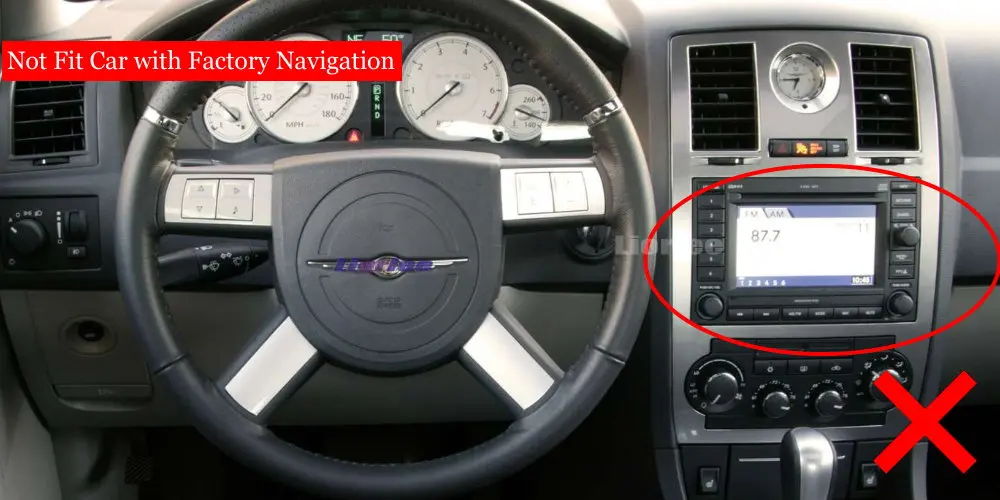 Perfect Auto GPS Navigation For Chrysler 300 2004~2007 Car Android Multimedia Player CD DVD Radio Stereo AMP BT USB SD AUX HD Screen 5