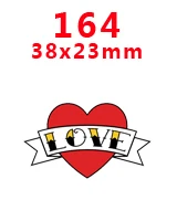 164 30 шт. плоское украшение из смолы День Святого Валентина смолы pr4075 - Цвет: 164