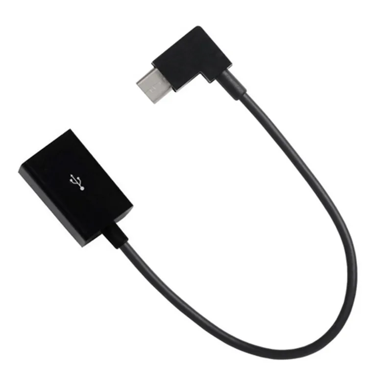 Кабель USB 3 1 Type C с углом поворота 10 см и 90 градусов кабель OTG разъемом 2 0 для