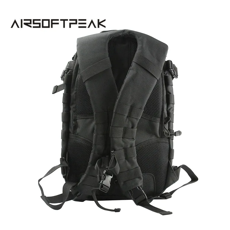 AIRSOFTPEAK mochila táctica militar Molle bolsa 40L gran Nylon deportes al aire libre de viaje Camping senderismo mochila de caza - 3