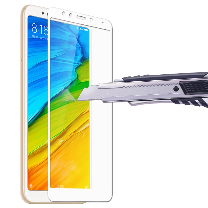 Защита экрана для Xiaomi Redmi 5 Plus закаленное стекло HD Полное покрытие Mofi ультра
