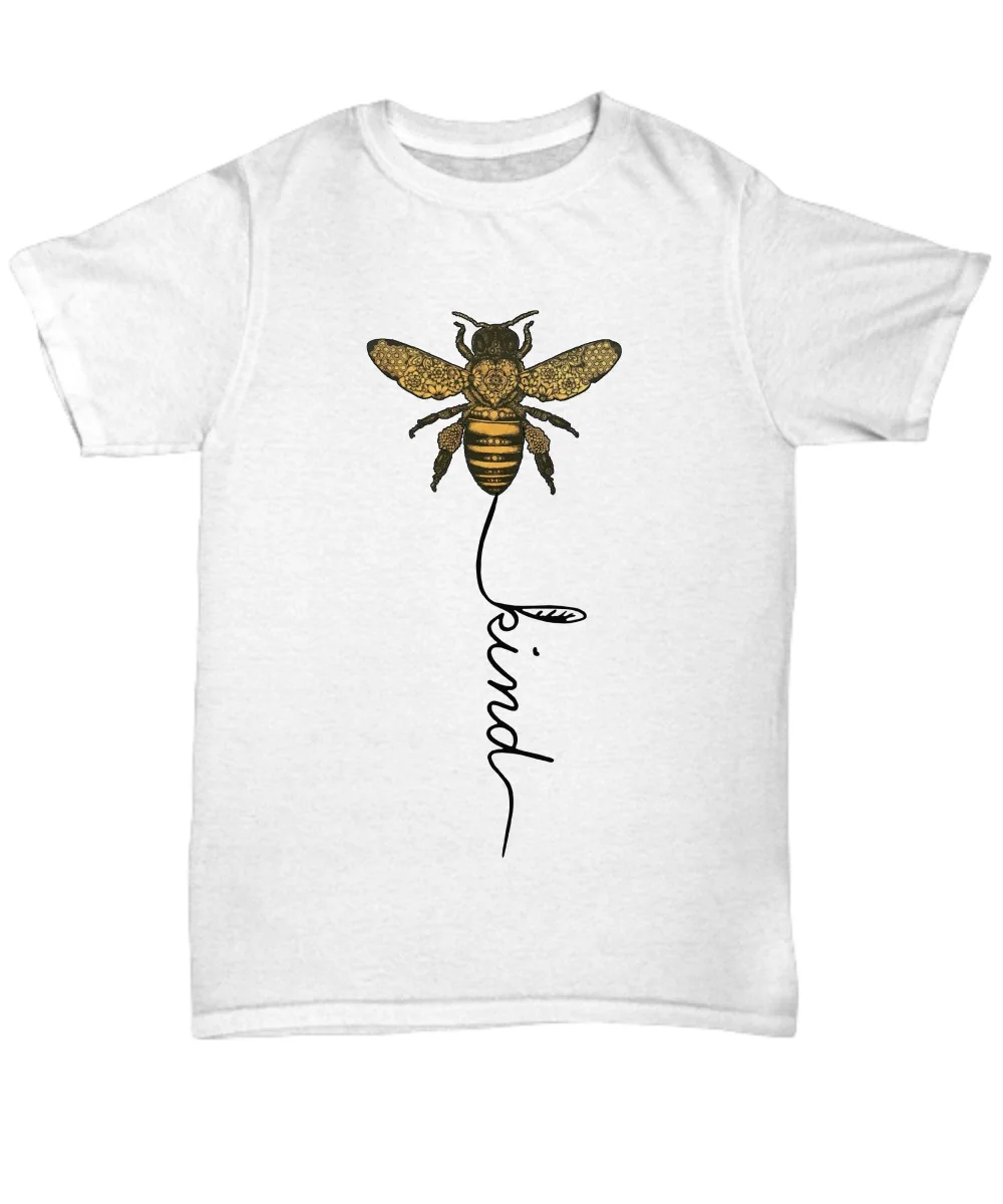 Bee Kind Flower футболка хиппи Peace Love Life Be унисекс Tee Environment 2019 новая брендовая одежда