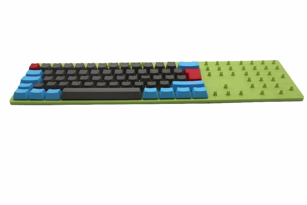 YMDK заказной Пустой Топ принт 62 60% UK ISO OEM профиль толстый PBT набор ключей для Cherry MX переключатели Механическая игровая клавиатура