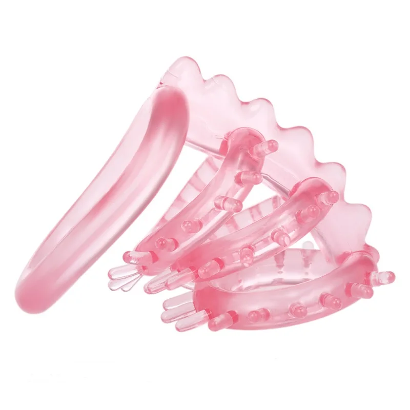 6-Liquid-Silicone-Penis-Ring-Flexible-Cock-Ring-Penis-Extender-Sleeve-Reusable-Delay-Ejaculation-Male-Adult-Sex