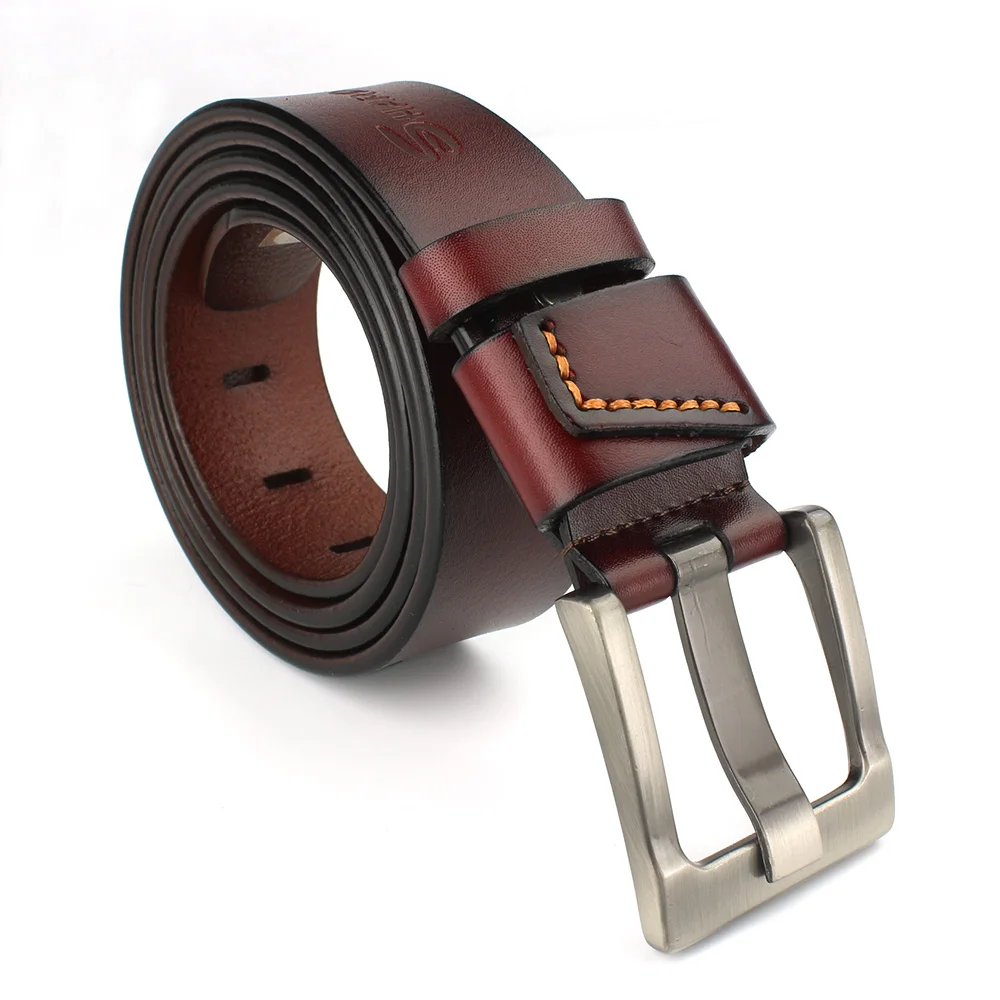 Soft Leather Belt Men High Quality Designer Belts For Men's Casual Genuine Leather Waist Belt