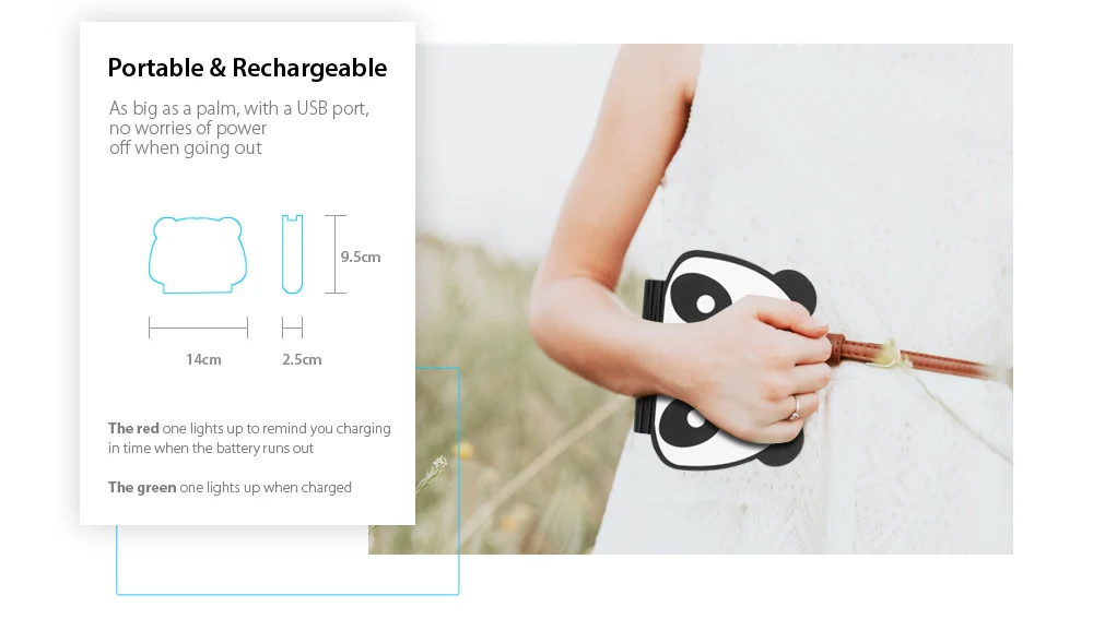 Utorch Creative Folding LED Light with USB Charging